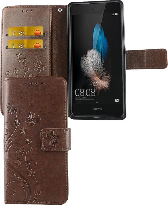 Produktbild König Design Hülle Handy Schutz für Huawei P8 Lite Case Cover Tasche Wallet Etui Handyhülle (Huawei P8 Lite)