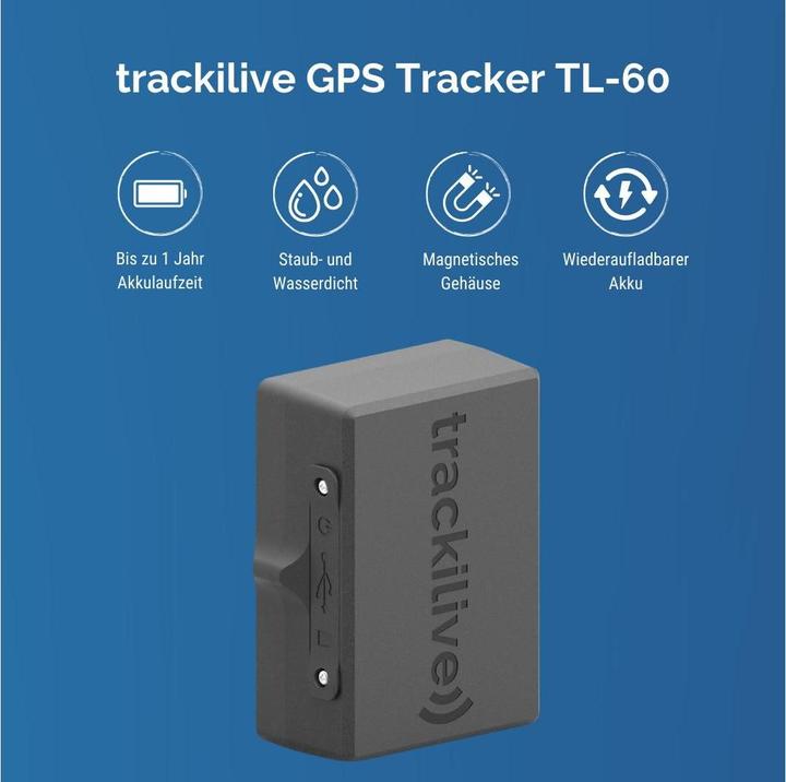 Immagine prodotto Trackilive Localizzatore GPS TL-60 Nero