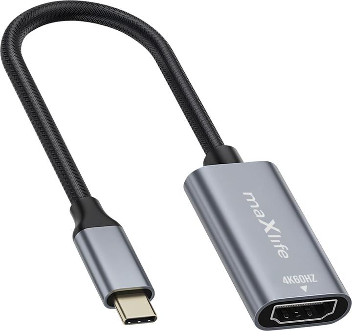 Maxlife adattatore MXHC-01 HDMI - USB-C 4K 60HZ nero (HDMI)
