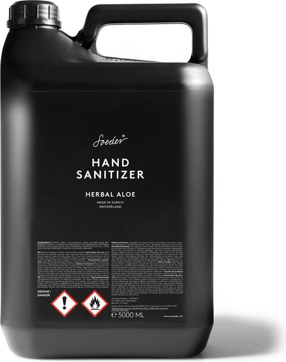 Soeder* Hand Sanitizer Herbal Aloe (5000 ml)