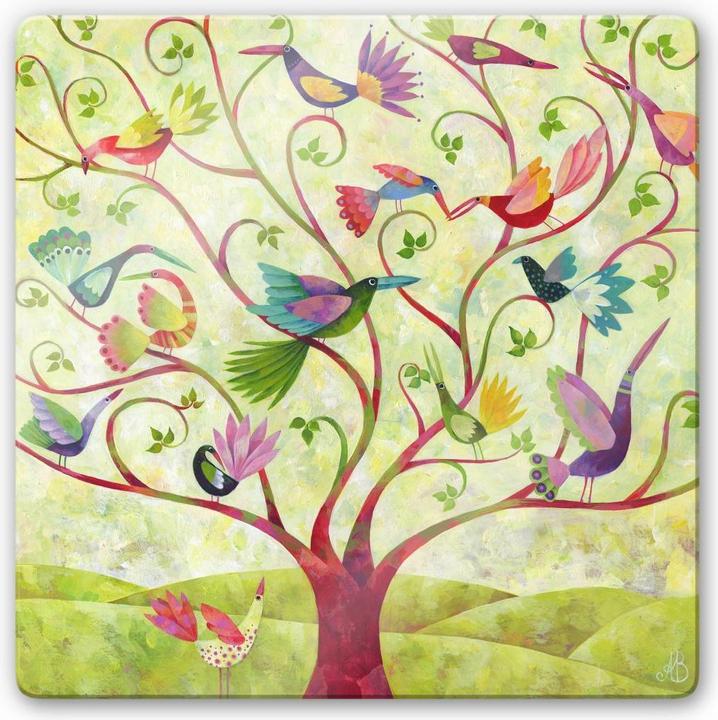 Image du produit Trenddeko Blanz - Oiseaux exotiques (20 x 20 cm)