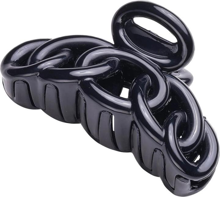 Trisa Hair - Haarklammer Geschwungen Schwarz 6cm
