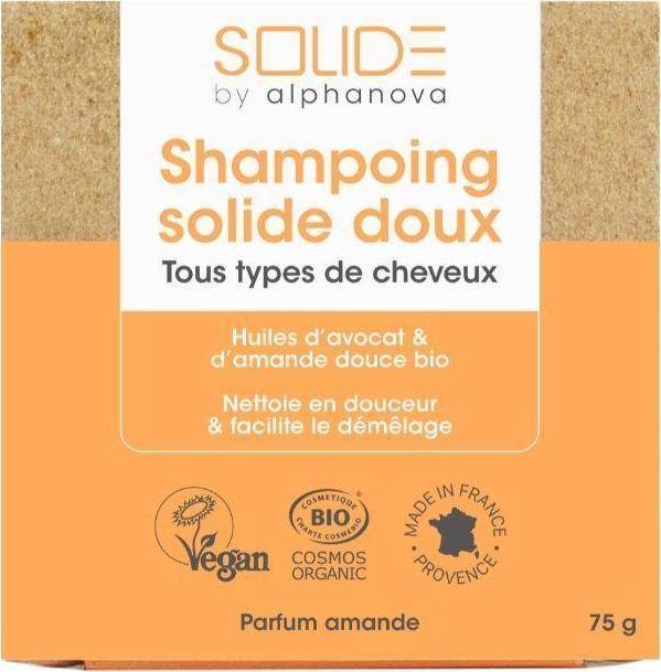 Produktbild Alphanova Solide Shampoo Avocado Mandel Bio fest (Festes Shampoo)