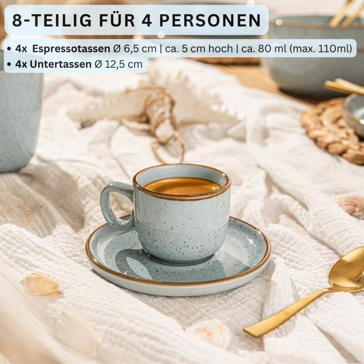 Actual product image Sänger Espressotassen Set Rio Lagune (80 ml, 4 x)