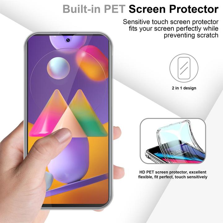 Actual product image Cadorabo TPU 360 Degree Case Cover (Samsung Galaxy M31s)