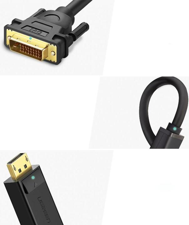 Produktbild Ugreen Display Port auf DVI (2 m, DisplayPort)