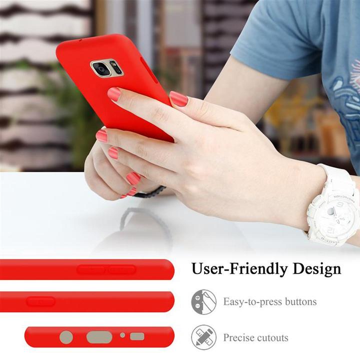 Immagine prodotto Cadorabo Copertura della cassa del silicone liquido TPU (Samsung Galaxy S7)