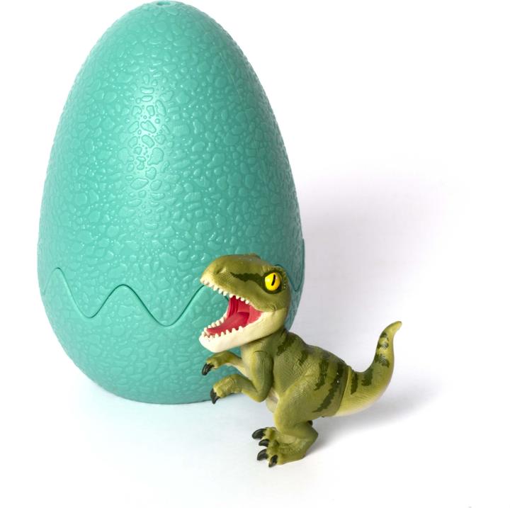 Actual product image Magni Jurassic World Hatchlings Edition eggs with buildable baby dinosaur