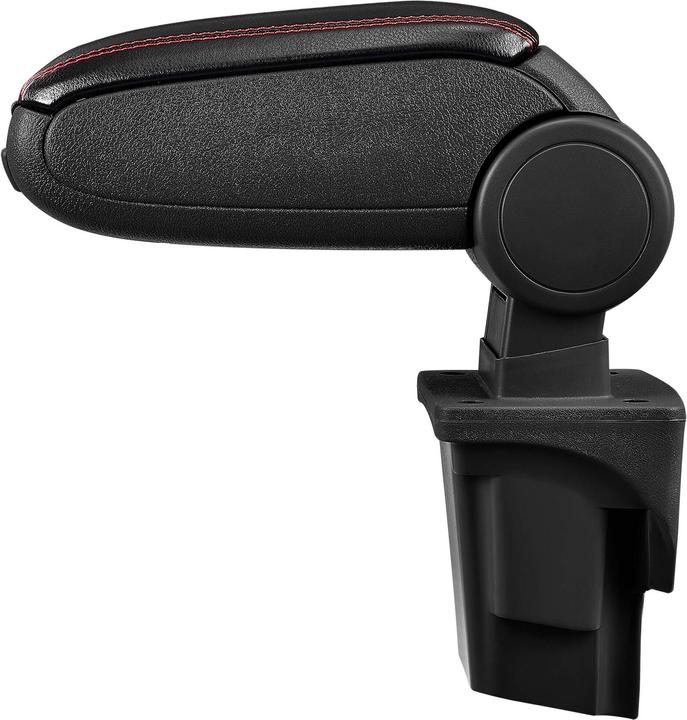 Produktbild Pro-Tec Mittelarmlehne Seat Leon 1P mit Staufach Kunstleder Schwarz mit roten Nähten