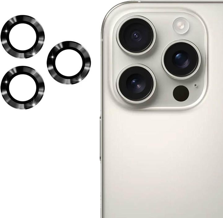 Image du produit Enkay iPhone 16 Pro / 16 Pro Max - Kamera Linsen Panzerglas (3 pièce(s), Apple iPhone 16 Pro, Apple iPhone 16 Pro Max)