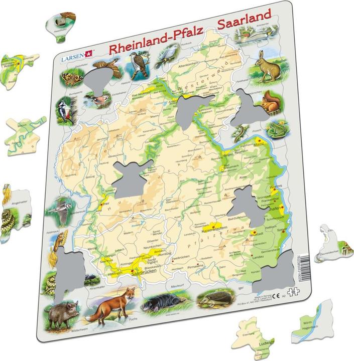 Produktbild Larsen Puzzle - Rheinland-Pfalz / Saarland (physisch)