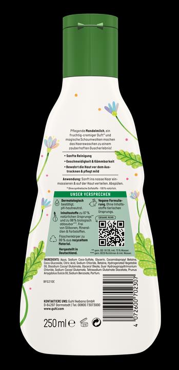 Image du produit Guhl Kids 3in1 Shampoo, Spülung, Duschgel Mandelmilch (250 ml, Shampoing liquide)