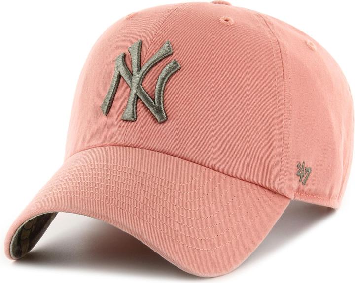 47 Brand Relaxed Cap - CLEAN UP New York Yankees pink wood