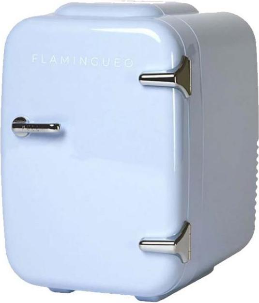 Actual product image Flamingueo Vintage Draagbare Koelkast - Small Koelkast 4L, Mini Cosmetische / make-up Koelkast 12V/220V voor K