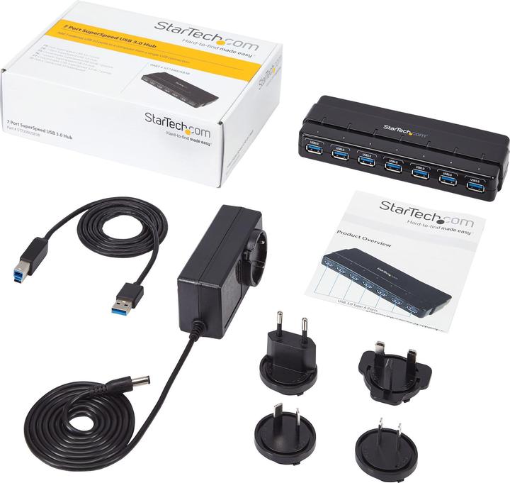 Produktbild StarTech SuperSpeed Hub (USB-C, 7 Ports)