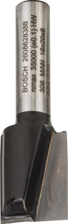 Produktbild Bosch Professional Zubehör Nutfräser, 8 mm, D1 16 mm, L 19,6 mm, G 51 mm. Für Handfräsen