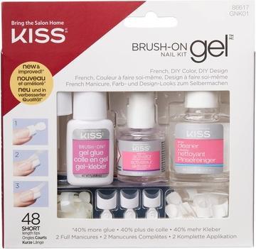 Produktbild KISS Brush-On Gel (Set, Weiss, Transparent)