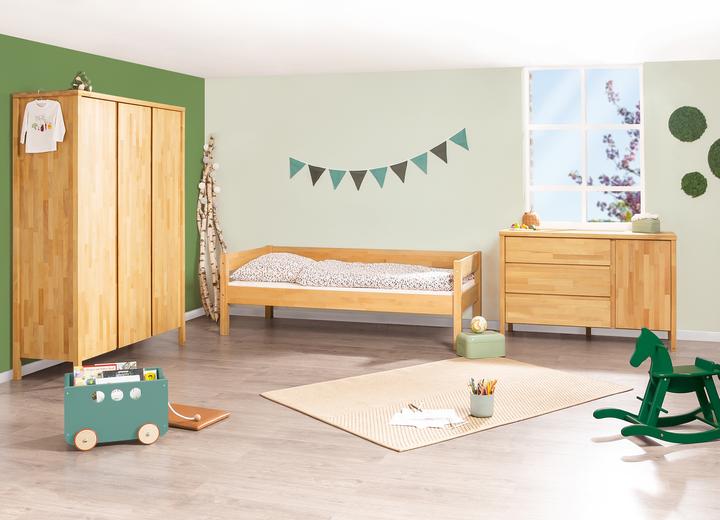Actual product image Pinolino Youth room set "Enno" extra-wide large, 3-pcs. (Children's wardrobes, Changing unit, Baby cot)
