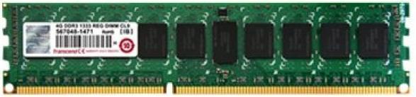 Immagine prodotto Transcend 4GB DDR3 1600 REG-DIMM 2Rx8 (1 x 4GB, 1600 MHz, DDR3-RAM, DIMM)