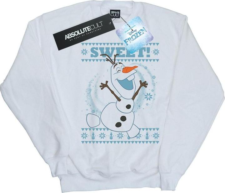 Actual product image Disney Mens Frozen Olaf Sweet Christmas Sweatshirt (M)
