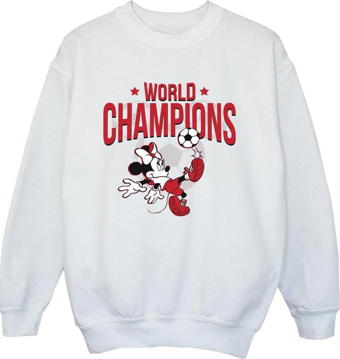 Disney Minnie Mouse World Champions Sweatshirt Jungen