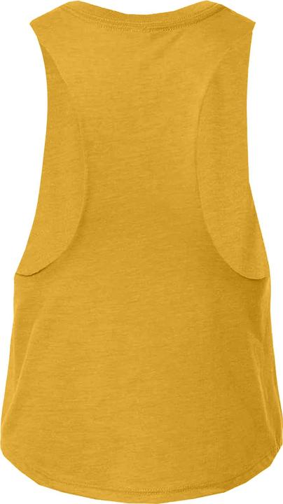 Actual product image Bella Canvas Womens/Ladies Racerback Cropped Sleeveless Tank Top (XL)