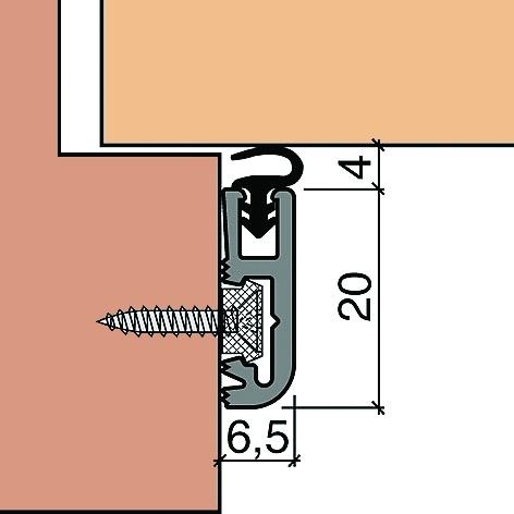 Actual product image Hebgo Retaining profiles 124/126