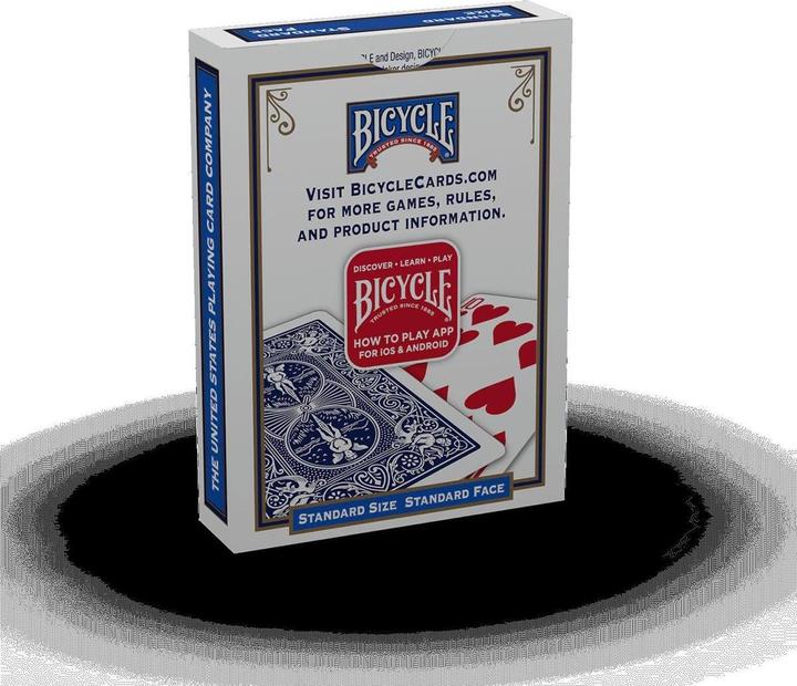 Actual product image Bicycle League back cards (English)