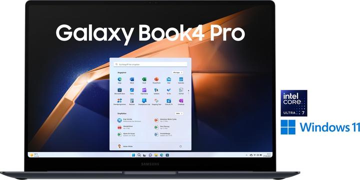 Image du produit Samsung Galaxy Book4 Pro (16", Intel Core Ultra 7 155H, 16 Go, 512 Go, DE)