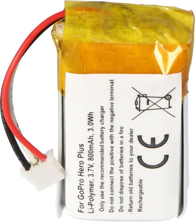 Actual product image AccuCell Battery GoPro CHDHA-301, Hero +, Hero HWBL1, Hero Plus Battery PR-062334