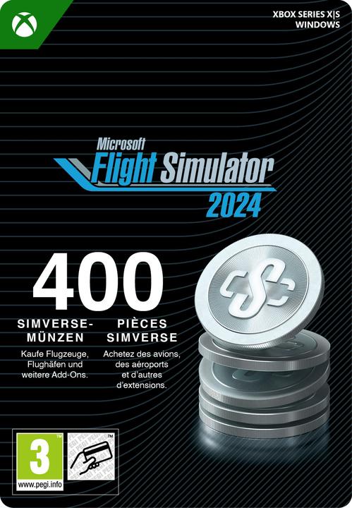 Produktbild Microsoft Xbox Flight Simulator 2024 - 400 Simverse Coins Download Code