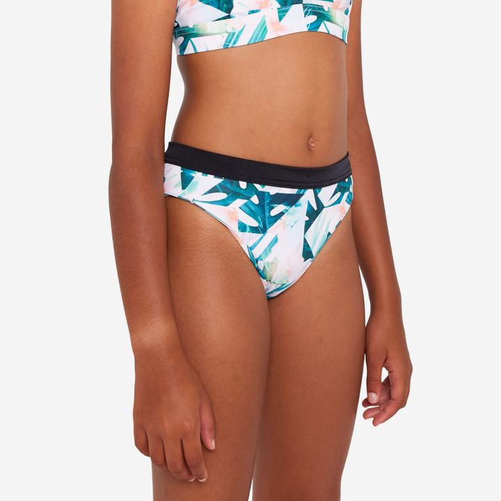 Image du produit Olaian Bas de maillot de bain fleuri surf Fille - 900 Buddy rose nero (12, 13, 14)