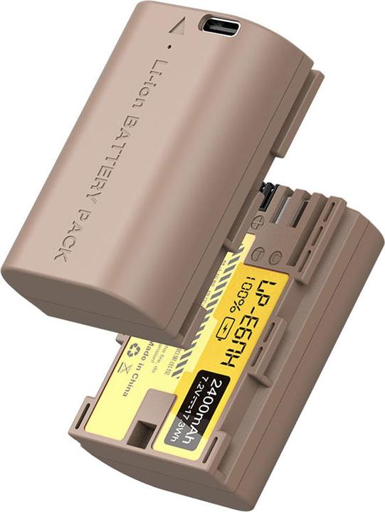 Produktbild Ulanzi Canon LP E6NH Type Lithium Ion Battery With USB C Charging Port (2400mAh) (Kamera Akku)