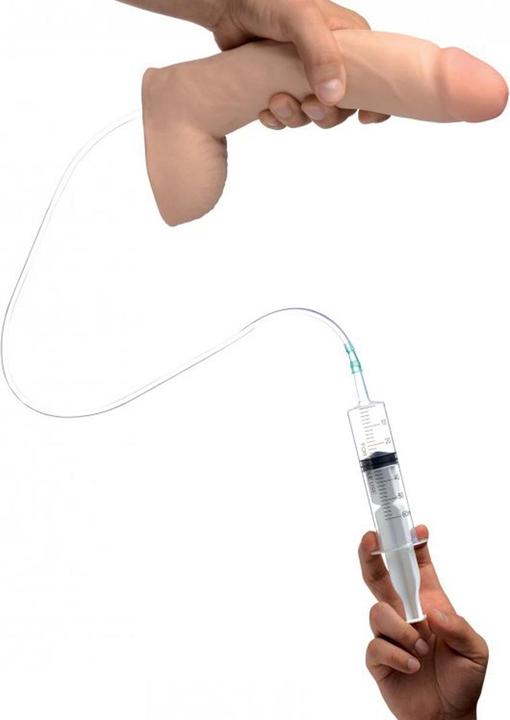 Actual product image XR Brands Dual Density Squirting Dildo