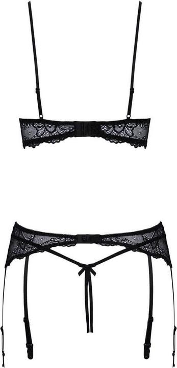 Actual product image Cottelli Collection 3-Piece Shelf Bra Set 85B/L (85 B)