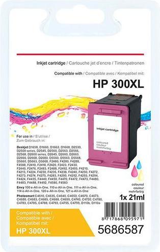 Produktbild Office Depot Tintenpatrone Kompatibel HP 300XL CC644EE Cyan, Magenta, Gelb
