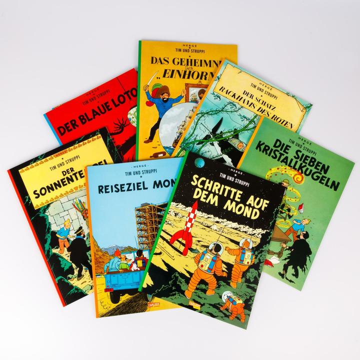 Actual product image Tintin: The adventures of Tintin and Snowy (German, Hergé, 2025)