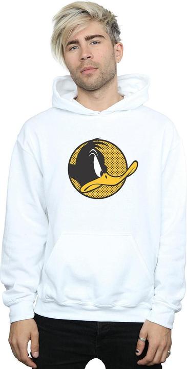 Immagine prodotto Looney Tunes Daffy Duck Dotted Profile Felpa con Cappuccio Uomo (S)