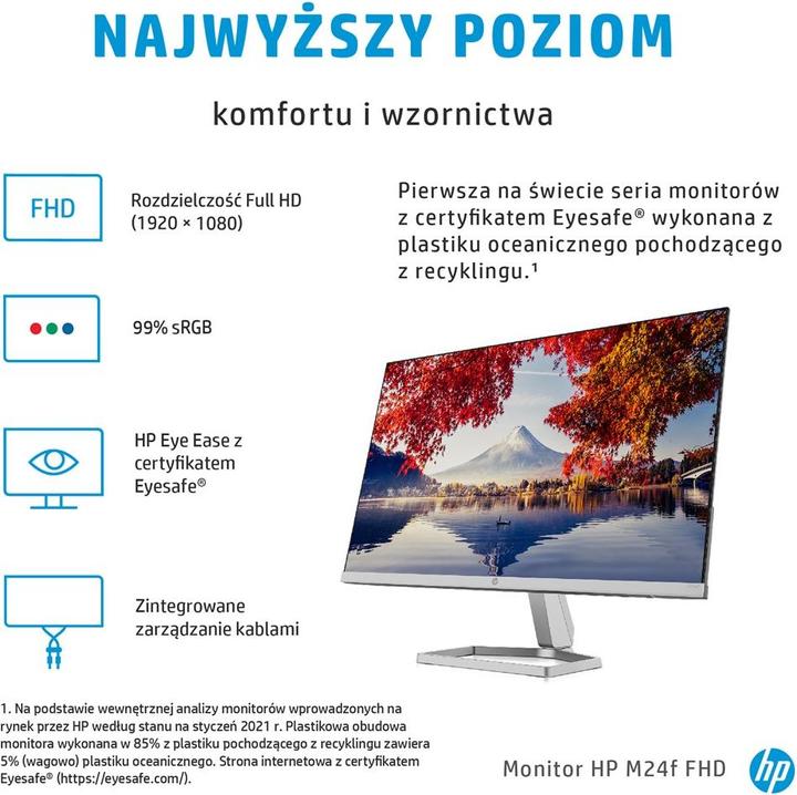 Actual product image HP M24f (1920 x 1080 pixels, 23.80")