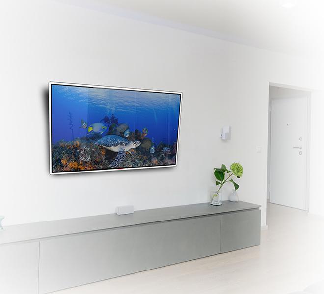 Actual product image b-tech BTV521, universal wall mount up to 63", black (Wall, 65", 10 kg)
