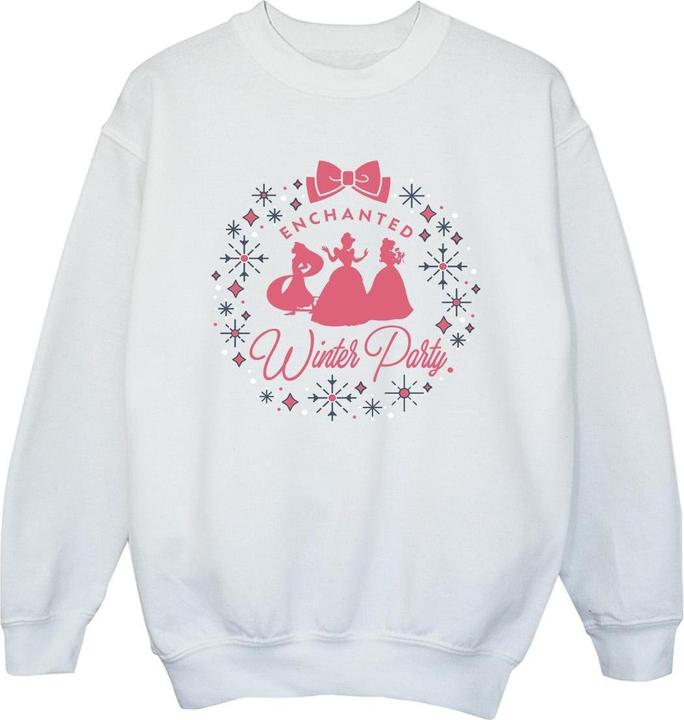 Disney Princess Winter Party Sweatshirt Mädchen (128)
