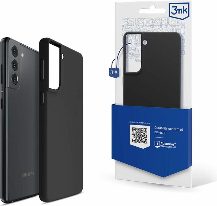 Image du produit 3MK Silicone Case Sam S22 5G S901 czarny/black (Samsung Galaxy S22 5G)