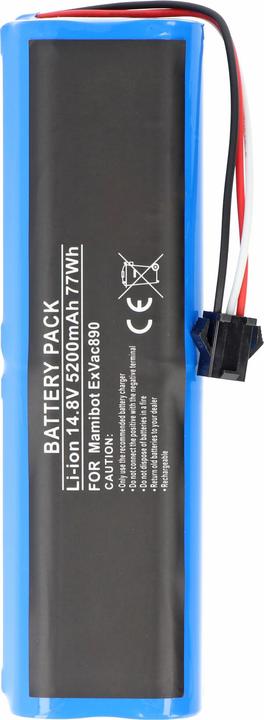 Immagine prodotto AccuCell Batteria da 5200 mAh adatta per MAMIBOT eXVAC 890 Batteria tipo SUN-INTE-279, 4INR19/66-2, 5200 (1 pz., 5200 mAh)