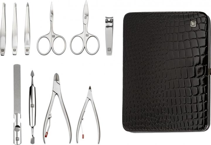 Actual product image Zwilling Nail care set, 10 pieces, black