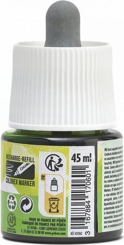 Image du produit Pebeo Encre à base d'eau Colorex (Vert vif, 45 ml)