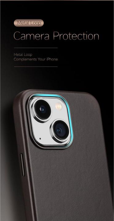 Actual product image Dux Ducis Naples Series Genuine Leather Case (Apple iPhone 14)