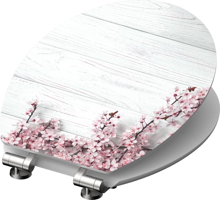 Actual product image Schütte MDF HG WC-Sitz FLOWERS AND WOOD