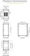 Actual product image StarTech 25U 36IN SERVER RACK CABINET (25 RU, 19 inch rack)