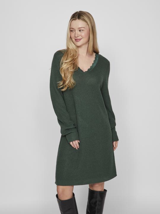Actual product image Vila V-neck knit dress (M)