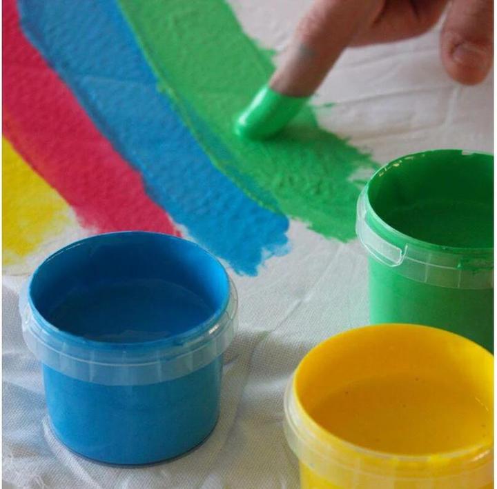 Immagine prodotto Primo Vernice a dito in tessuto, 6 colori a 100 g (Multicolore, 600 ml)